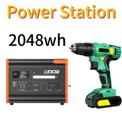 Generator Surya Camping 2200W dengan Fungsi Perlindungan Overload dan Baterai LiFePO4
