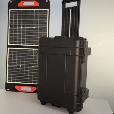 AC Pure Sine Wave Output 3000W Portable Solar Charger Lithium Power Station untuk ruangan