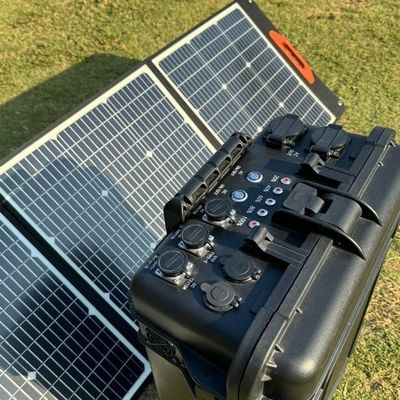Home Portable Solar Generator dengan AC Output Current 15A Max 4000 Watt Power Station