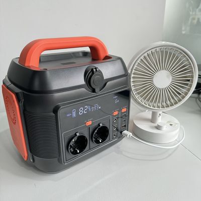 Stasiun pasokan energi darurat tenaga surya portabel 200W600W dengan output gelombang sinus