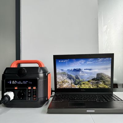 Stasiun pasokan energi darurat tenaga surya portabel 200W600W dengan output gelombang sinus