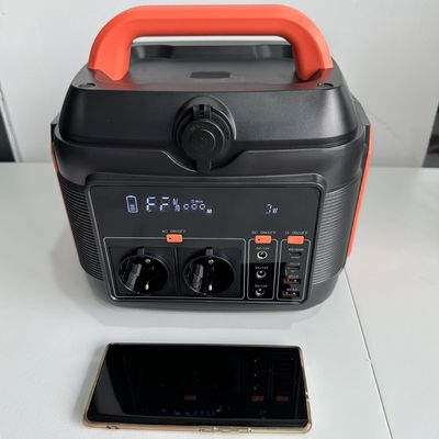 Stasiun pasokan energi darurat tenaga surya portabel 200W600W dengan output gelombang sinus