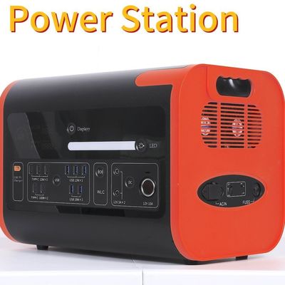 Baterai Dapat dilepas Mungkin Tidak 2200W2048wh Pengisian Daya Surya Aktivitas Luar Ruang Pembangkit Listrik Seluler