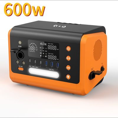 Storage Standby Darurat Stasiun Daya Luar Portable 600W dengan Pengisian Cepat 1 Jam