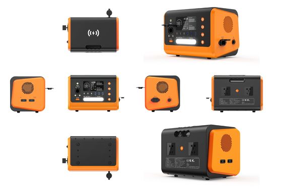 Storage Standby Darurat Stasiun Daya Luar Portable 600W dengan Pengisian Cepat 1 Jam