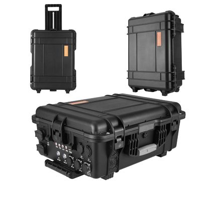 Bahan ABS Alloy Shell 5000W100ah Baterai Lithium Kapasitas Besar Pembangkit Listrik Surya