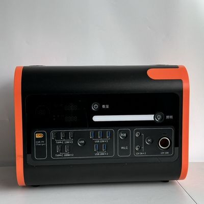 800W Solar Input Portable Mobile Power Station 200W Pure Sinus Wave Inverter 2200W Darurat di luar ruangan