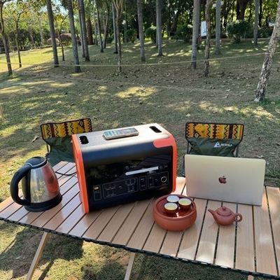 300W Camping LED Pencahayaan Daya Ponsel Generator Surya Portable AT22 darurat pembangkit listrik