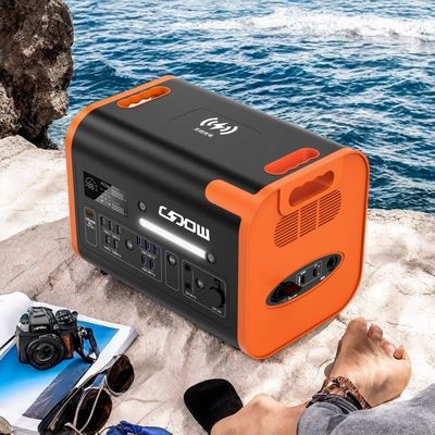 Stasiun listrik portabel di luar ruangan dengan Inverter Gelombang sinus murni dan semua soket output AC