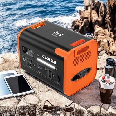 Stasiun listrik portabel di luar ruangan dengan Inverter Gelombang sinus murni dan semua soket output AC