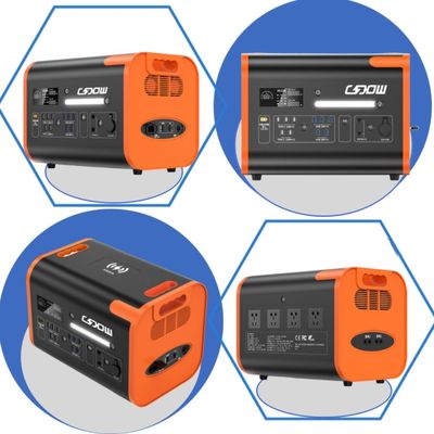 1500W Fast Charge Portable Emergency Power Station dengan Desain Perlindungan Keamanan Multiple