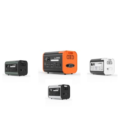 Stasiun Listrik Portable 1500W/2200W/3000W UPS dengan All AC Output Socket in Black Orange