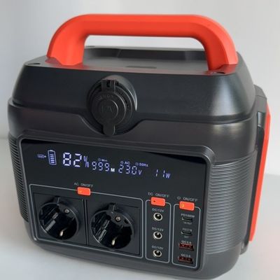 600W Lithium Battery Power Supply untuk Aii Market USB Type C DC dan AC Output
