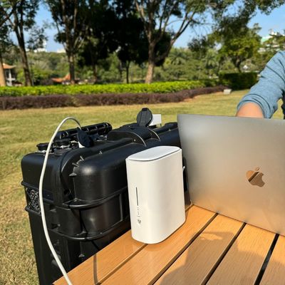 3000W Portable Camping Solar Power Station dengan Pure Sinus Wave Inverter LiFePO4 Baterai Backup