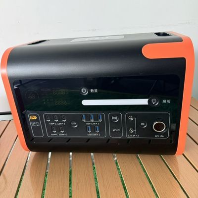 Jangka hidup 2000 kali 600W penyimpanan energi rumah generator surya 2200W pembangkit listrik portabel