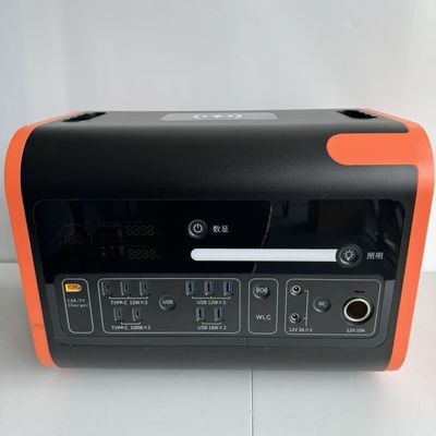 2200W 2048wh Stasiun Listrik Portabel untuk Pengisian Panel Surya di Luar Ruang Dalam Kasus Darurat