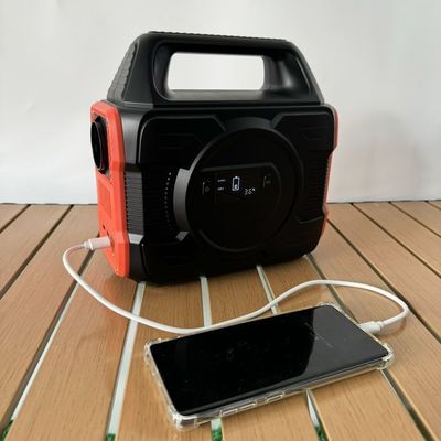 300W Power Rechargeable Solar Generator untuk Pembangkit Listrik Portable dan Camping Outdoor