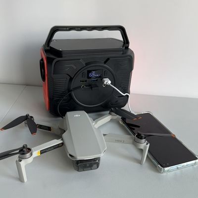 200W AC Output Portable Solar Power Station 110/220V-50Hz/60Hz 173wh Baterai Lithium