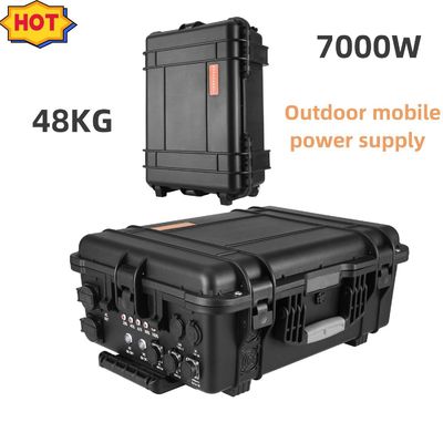 7000W Camping Solar Portable Charging Power Station dengan 15A Max AC Output Current