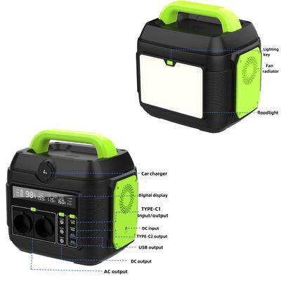 Direct Outdoor Camping Mobile Power Portable Power Station Waktu pengisian 5,5-7 jam