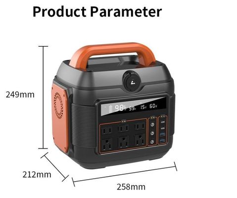 600W/576wh Pembangkit Listrik Darurat untuk Solusi Pasokan Listrik Luar dan Rumah
