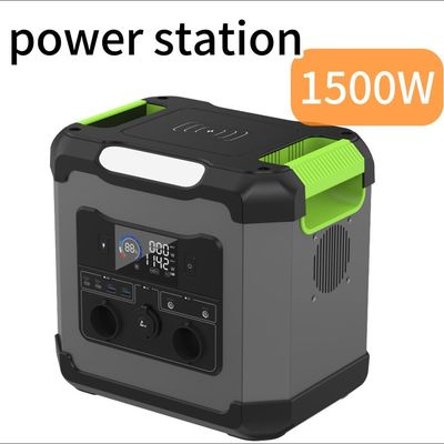 Multifunctional 1500W-1344wh Portable Mobile Power Station untuk kesiapan darurat