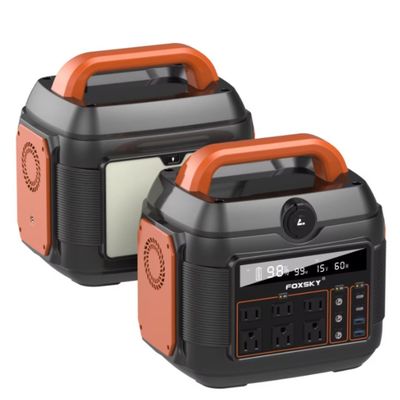18W QC3.0 Output Solar Panel Charging Portable Power Station untuk outdoor dan darurat
