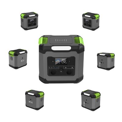 110V/220V/1500W Lithium Battery Darurat Outdoor Mobile Power Portable Power Station