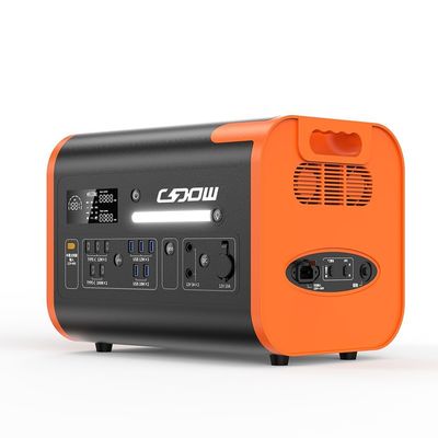 110V/220V 2200W Inverter Gelombang Sinus Murni LiFePO4 Baterai Pembangkit Listrik Multifungsi
