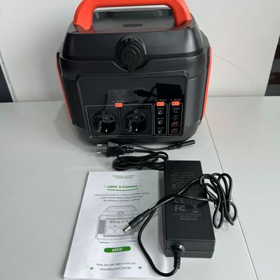 11W LED Pencahayaan 220V/110V AC Output 600W Lithium Baterai untuk Pembangkit Listrik Portable