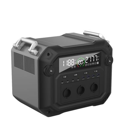 600W Max Input Panel Surya LiFePO4 Power Station untuk situasi luar ruangan dan darurat