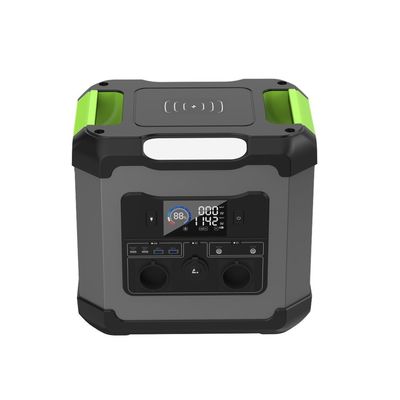 Stasiun listrik portabel 1500W Daya keluar AC dan Tipe-C2 Output 12V/2.25A untuk darurat