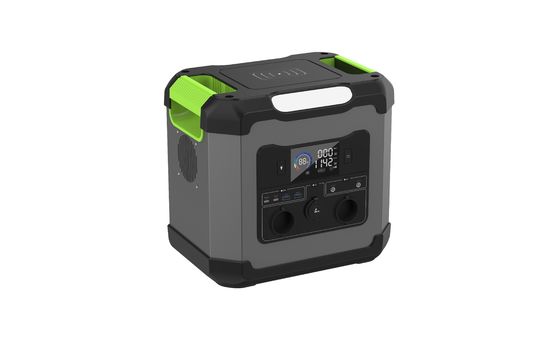 Stasiun listrik portabel 1500W Daya keluar AC dan Tipe-C2 Output 12V/2.25A untuk darurat