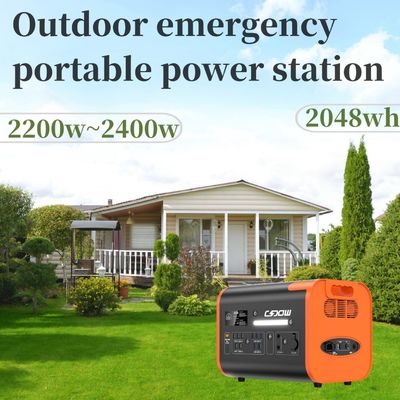 Penyimpanan Energi Stasiun Listrik Portabel Pengisian Tanpa Kabel 15W Daya Konstan 3500W
