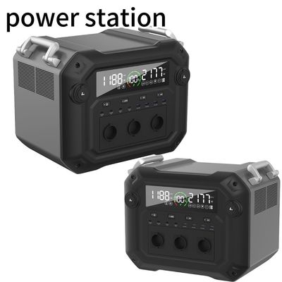 Stasiun listrik portabel dengan 1200W AC Input dan 3600W/3430.4wh Kapasitas