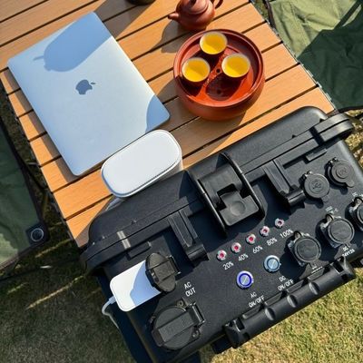 3000W Portable Power Station Drawbar Box untuk Easy Travel Lithium Battery Energy Storage