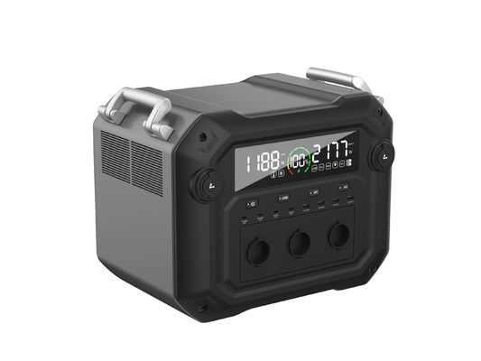 2500W All Output Socket USB Power Station Sistem penyimpanan energi dengan Daya Output AC
