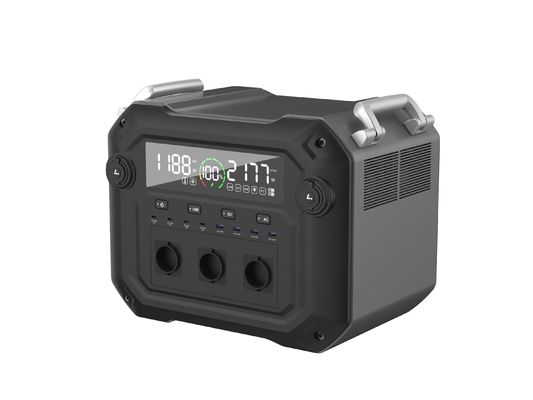 2500W All Output Socket USB Power Station Sistem penyimpanan energi dengan Daya Output AC