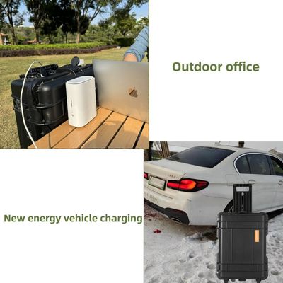 5000W/4800whlifepo4 Outdoor Rechargeable Solar and Wind Power Station untuk Pengisian Mobil