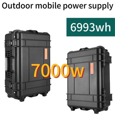 8000W Daya Puncak AC LiFePO4 Solar Generator Power Station untuk kebutuhan rumah tangga di luar ruangan