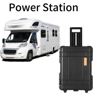 Stasiun listrik portabel 5000W dengan baterai kapasitas besar dan sertifikasi CE.Un38.3