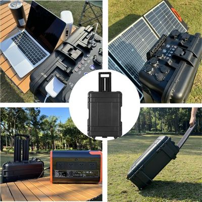 Stasiun listrik portabel 5000W dengan baterai kapasitas besar dan sertifikasi CE.Un38.3