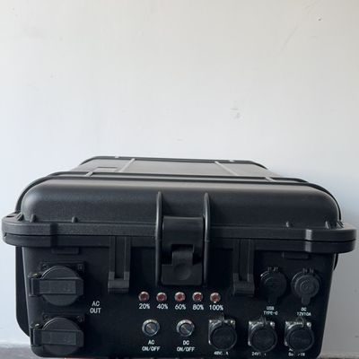 Solar Drone Powerhouse 3000W Stasiun Generator Darurat Portable Pull Rod dengan Pulley