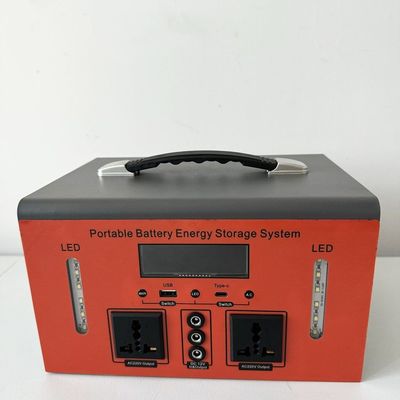 45W Panel Surya dan Baterai Lithium Stasiun Listrik Portable 300W 500W Generator Surya