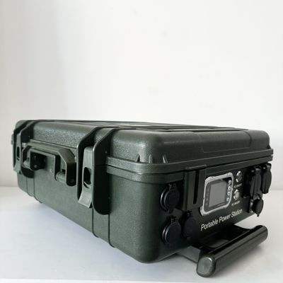 Bahan ABS Medium Frame 6000W 6048Wh Stasiun Listrik Portable dengan Panel Surya USB dan Pengisian Mobil