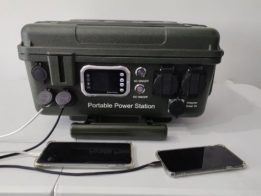Daya Keluar 3000W Solar Energy Storage Power Station dengan Desain Portable Pull Rod