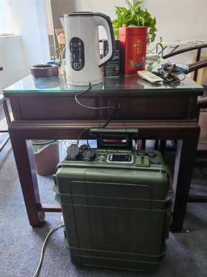 3000W/3024wh Outdoor Camping Solar Generator dengan Solar Panel Charging 12-80V Max600W
