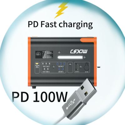 220V±5% AC Output 40ah/2200W/2048wh Stasiun Listrik Surya Portabel Perlindungan Overvolt