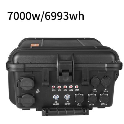 Shell Material ABS Alloy Portable Solar Power Station 3000W/5000W/7000W 4000W untuk ruangan