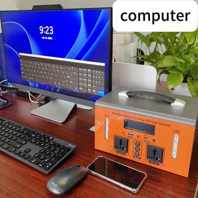 Stasiun listrik portabel 300W/500W dengan USB Port dan AC Power Base untuk berkemah atau tenaga darurat
